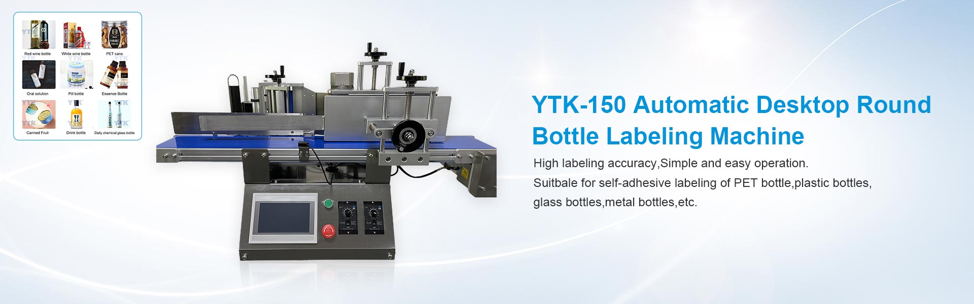 automatic bottle labeling machine