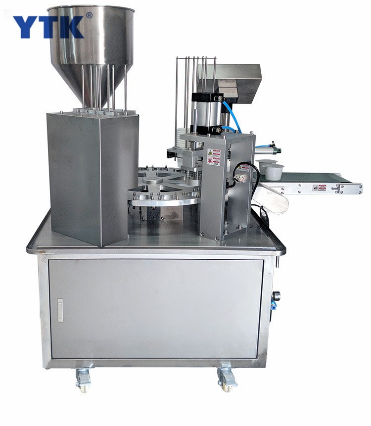 Full-automatic milk tea jam paste filling and sealing machine