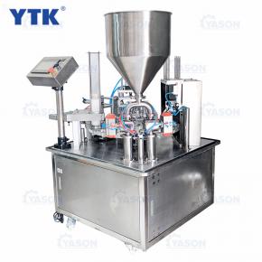 Full-automatic milk tea jam paste filling and sealing machine