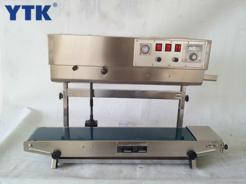 FRD1000 Stainless Steel Continuous Plastic Bag Sealing Machine with Date Printer