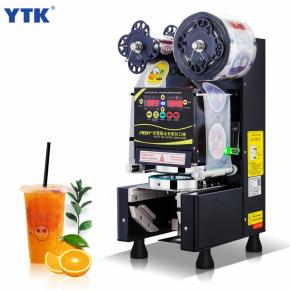 Commercial Automatic Plastic and Paper Cup Sealing Machine 