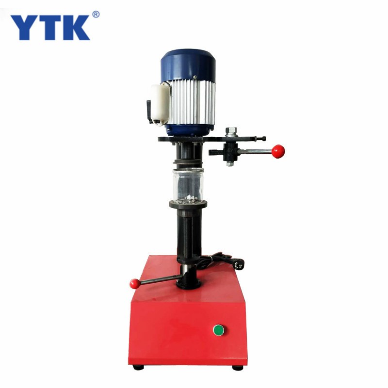 YTK-200 Manual Plastic Pot Metal Cans Sealing Machine 