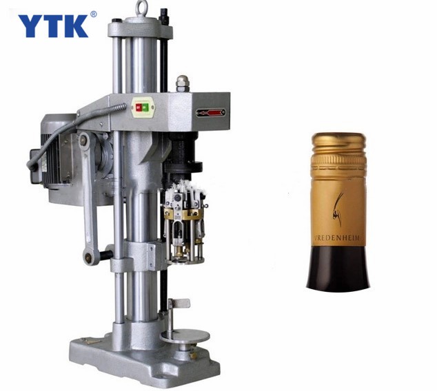 TY-1 Semi Automatic Ropp Cap Screw Wine Bottle Capping Machine