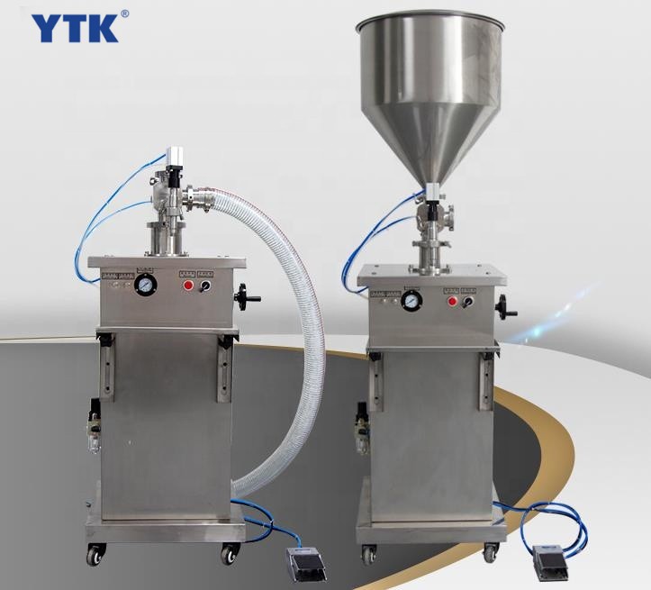  Stainless Steel Semi-Automatic Pneumatic Liquid Paste Filling Machine