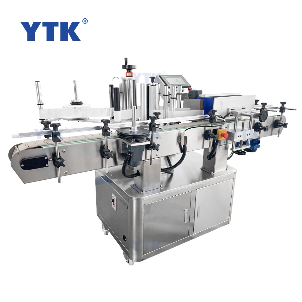 High Speed Automatic Vertical Glass Plastic Bottles Round Bottle Labeling Machine