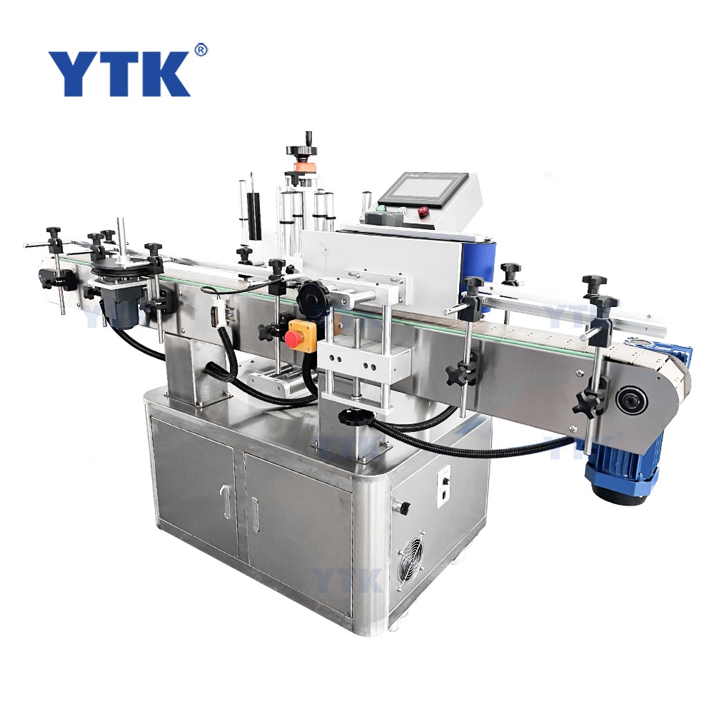 High Speed Automatic Vertical Glass Plastic Bottles Round Bottle Labeling Machine