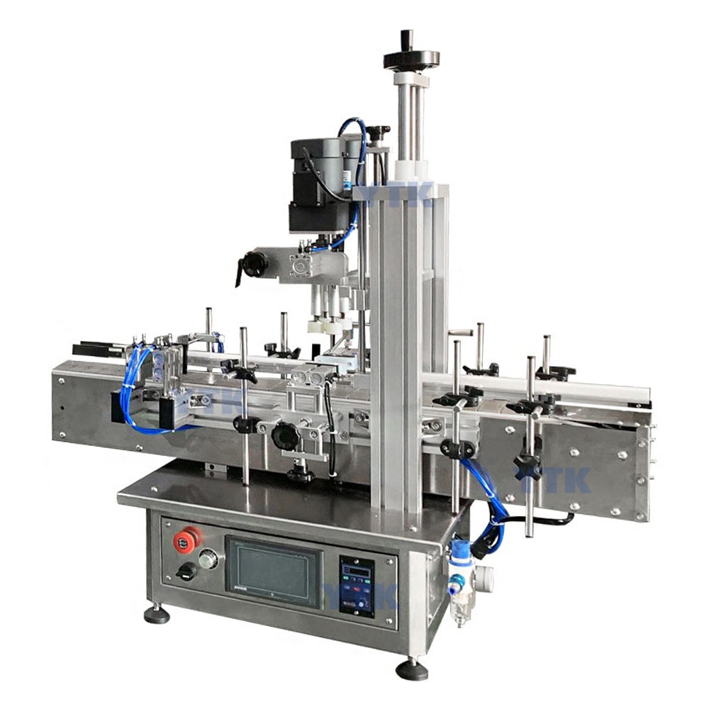 Desktop Automatic Filling Capping Machine with Bottle Feeder
