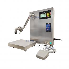 Semi Automatic Single Head Gear Pump Large Flow Thick Liquid Quantitative Weighing Filling Machine