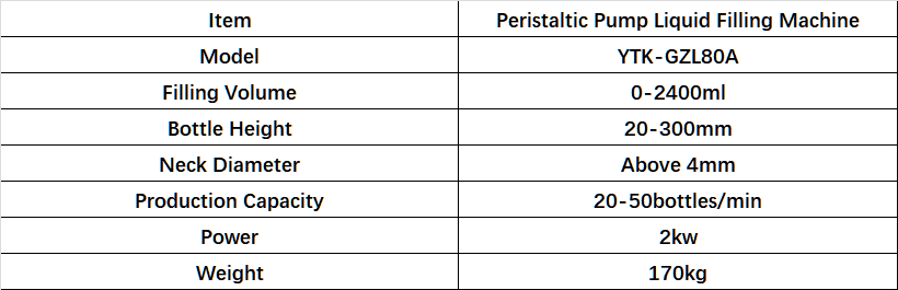 peristaltic filling machine parameter.jpg