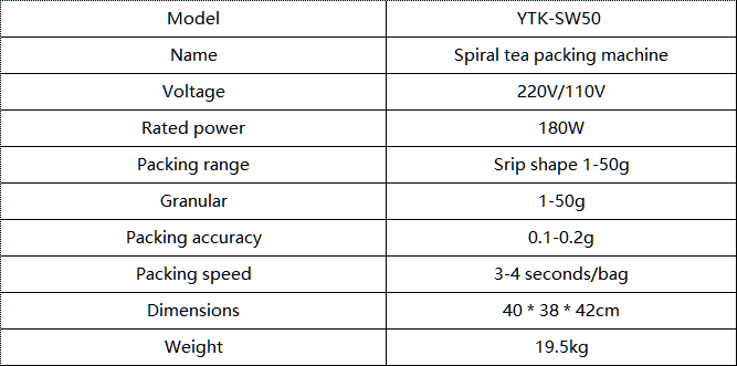 YTK-SW50 powder filling machine parameter.jpg